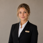 maitresse d'hôtel, jeune femme blonde