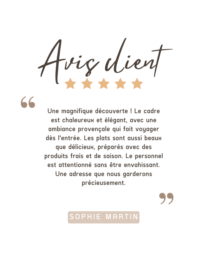 avis client de sophie martin