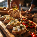préparation de pain à la provençale